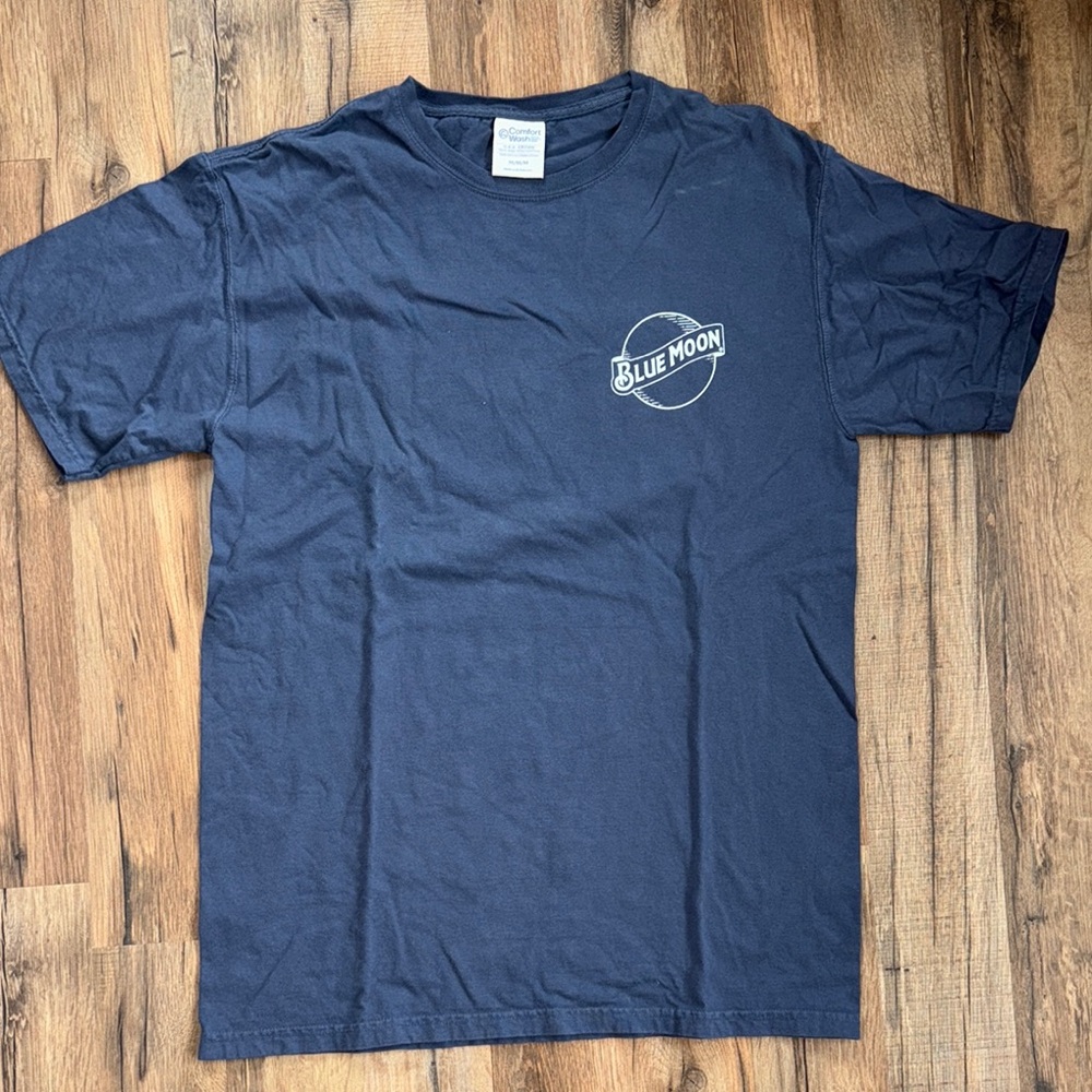 Blue Moon Navy Short Sleeve Tee for Men